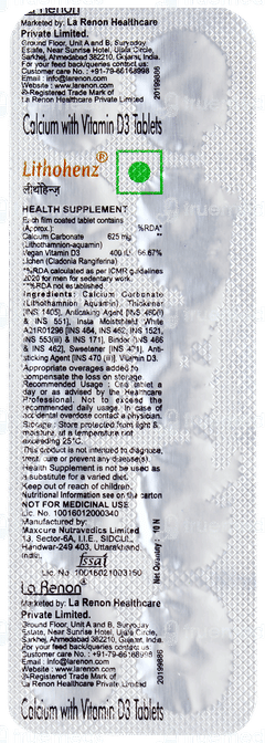 Lithohenz Tablet 10