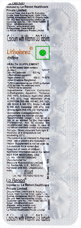 Lithohenz Tablet 10