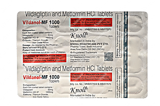 Vildanol Mf 50/1000 Tablet 15