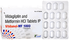 Vildanol Mf 1000 Tablet 15