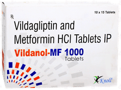 Vildanol Mf 1000 Tablet 15 Vildanol Mf 1000 Tablet 15