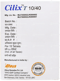 Cilix T 10/40 Tablet 15