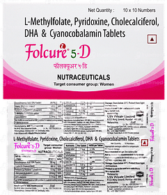 Folcure 5 D Tablet 10 Folcure 5 D Tablet 10