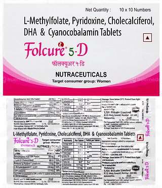 Folcure 5 D Tablet 10
