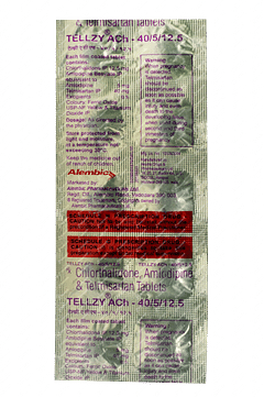 Tellzy Ach 40/5/12.5 MG Tablet 10