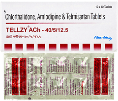 Tellzy Ach 40/5/12.5 Tablet 10