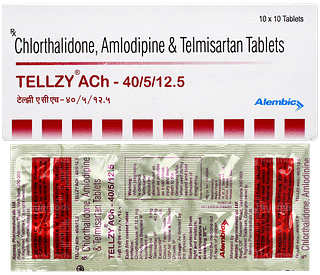 Tellzy Ach 40/5/12.5 Tablet 10