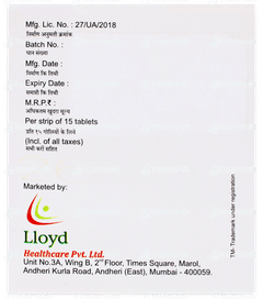 Vildaray 50 Tablet 15