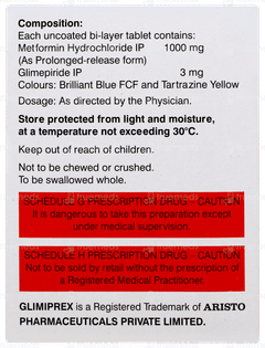Glimiprex Mf Forte 3 Tablet 10