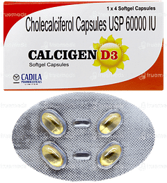 Calcigen D3 Capsule 4 Calcigen D3 Capsule 4