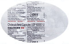 Calcigen D3 Capsule 4 Calcigen D3 Capsule 4