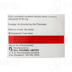 Diabend Mr 60 Tablet 10 Diabend Mr 60 Tablet 10