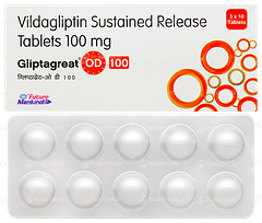 Gliptagreat Od 100 Tablet 10