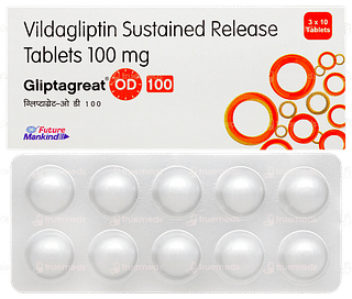 Gliptagreat Od 100 Tablet 10