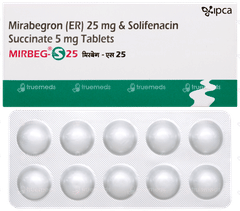 Mirbeg S 25 Tablet 10