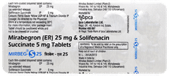 Mirbeg S 25 Tablet 10