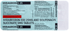 Miragron S 25 Tablet 10