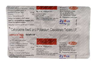 Cefoxim Cv 500/125 MG Tablet 10