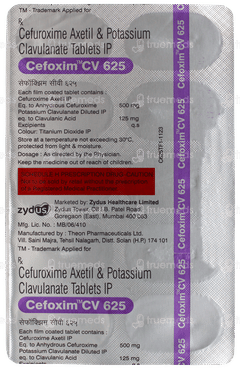 Cefoxim Cv 625 Tablet 10 Cefoxim Cv 625 Tablet 10