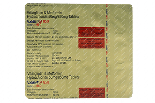 Valdiff M 50/850 MG Tablet 15