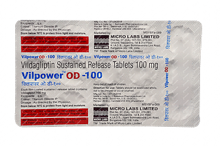 Vilpower Od 100 MG Tablet Sr 15