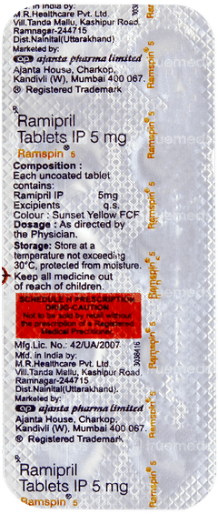 Ramspin 5 Tablet 10 Ramspin 5 Tablet 10