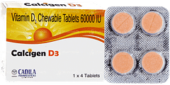 Calcigen D3 Chewable Tablet 4