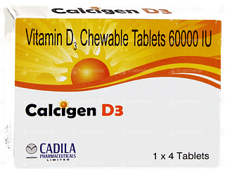 Calcigen D3 Chewable Tablet 4