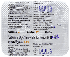 Calcigen D3 Chewable Tablet 4