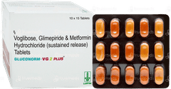 Gluconorm Vg 2 Plus Tablet 15 Gluconorm Vg 2 Plus Tablet 15