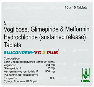 Gluconorm Vg 2 Plus Tablet 15