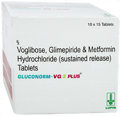 Gluconorm Vg 2 Plus Tablet 15 Gluconorm Vg 2 Plus Tablet 15