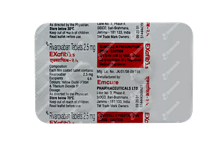 Exafib 2.5 MG  Tablet 14