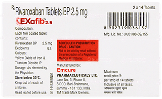 Exafib 2.5 Tablet 14