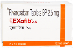 Exafib 2.5 Tablet 14 Exafib 2.5 Tablet 14