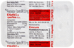 Exafib 2.5 Tablet 14 Exafib 2.5 Tablet 14
