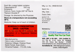 Capecitime 500 Tablet 10