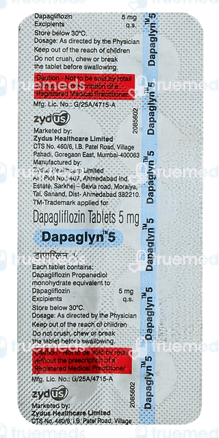 Dapaglyn 5 MG Tablet 10