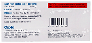 Febutec 40 MG Tablet 10