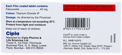Febutec 40 Tablet 10 Febutec 40 Tablet 10
