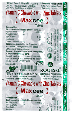 Maxcee Chewable Tablet 15 Maxcee Chewable Tablet 15