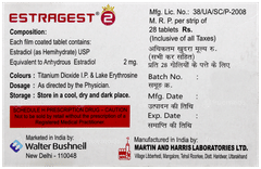 Estragest 2 Tablet 28 Estragest 2 Tablet 28