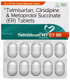 Telmistrum Mt Ct 50 Tablet 10