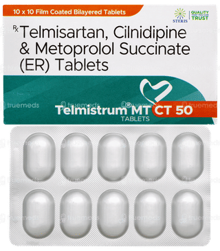 Telmistrum Mt Ct 50 Tablet 10