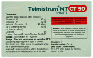Telmistrum Mt Ct 50 Tablet 10