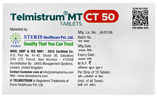 Telmistrum Mt Ct 50 Tablet 10