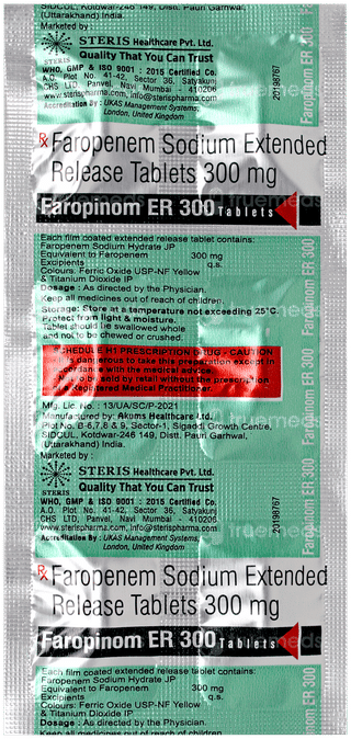 Faropinom Er 300 Tablet Er 6