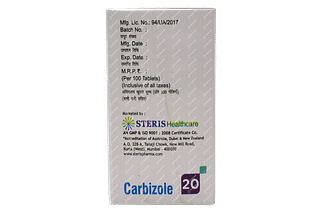 Carbizole 20 MG Tablet 100