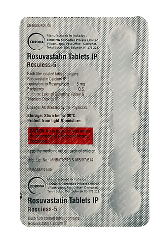 Rosuless 5 MG Tablet 15