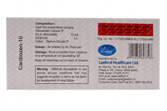 Cardiozen 10 Tablet 10 Cardiozen 10 Tablet 10